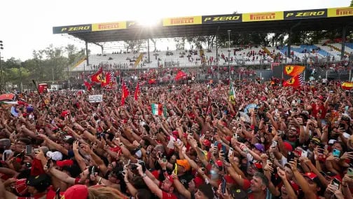 Vista de los participantes a las carreras de F1